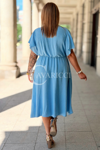 Kleid in Hellblau – Große Größen | Cavaricci.de