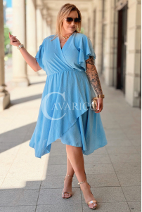Kleid in Hellblau – Große Größen | Cavaricci.de