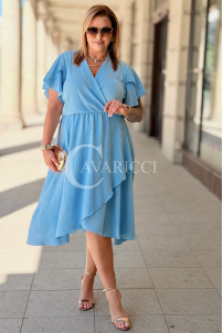 Kleid in Hellblau – Große Größen | Cavaricci.de