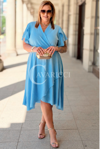Kleid in Hellblau – Große Größen | Cavaricci.de