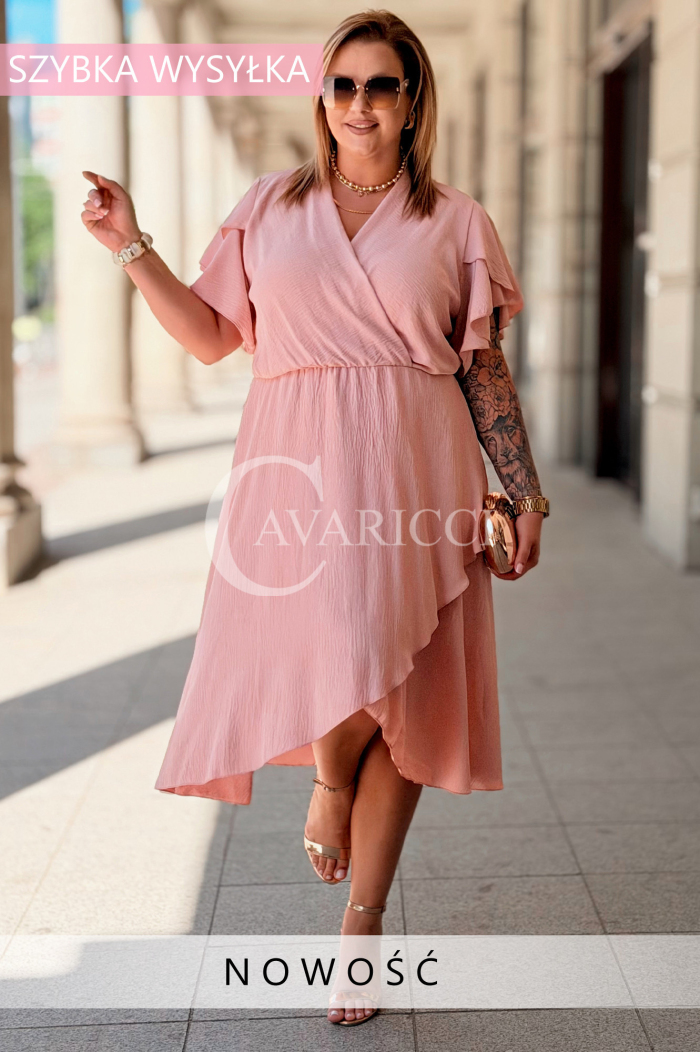 Kleid in Rosa – Große Größen | Cavaricci.de