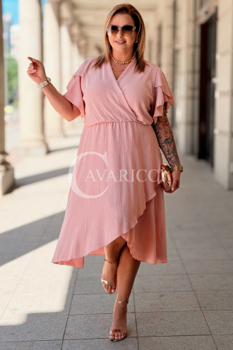 Kleid in Rosa – Große Größen | Cavaricci.de