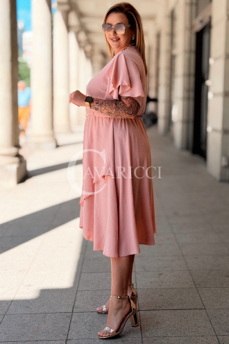Kleid in Rosa – Große Größen | Cavaricci.de