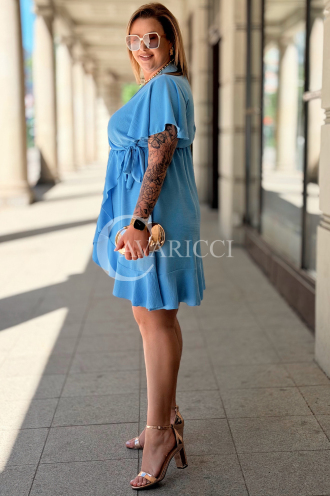 Kleid in Hellblau – Große Größen | Cavaricci.de
