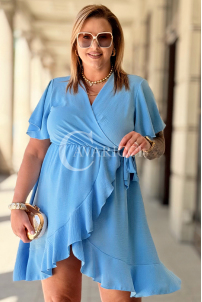Kleid in Hellblau – Große Größen | Cavaricci.de