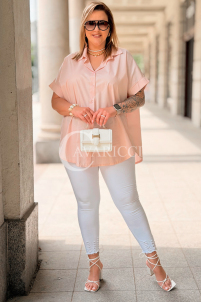 Bluse in Rosa – Große Größen | Cavaricci.de