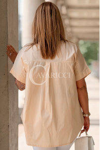 Bluse in Beige – Große Größen | Cavaricci.de