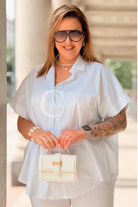 Bluse in Weiß – Große Größen | Cavaricci.de
