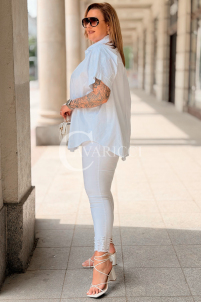 Bluse in Weiß – Große Größen | Cavaricci.de