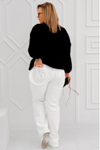 ELINA Pullover in Schwarz – Große Größen | Cavaricci.de