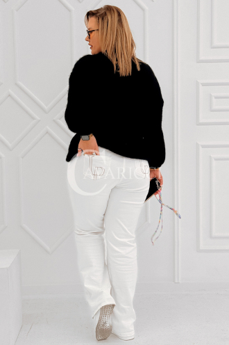ELINA Pullover in Schwarz – Große Größen | Cavaricci.de