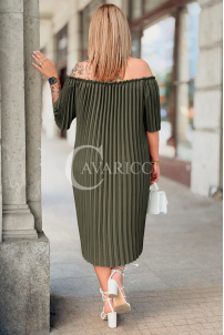 Kleid in Khaki – Große Größen | Cavaricci.de
