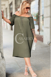 Kleid in Khaki – Große Größen | Cavaricci.de