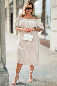 Kleid in Beige – Große Größen | Cavaricci.de