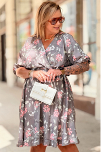Kleid in Taupe – Große Größen | Cavaricci.de