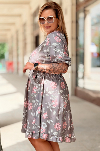 Kleid in Taupe – Große Größen | Cavaricci.de
