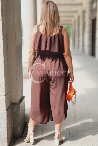 Jumpsuit in Schokolade – Große Größen | Cavaricci.de