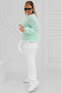 ELINA Pullover in Mintgrün – Große Größen | Cavaricci.de