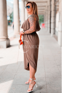 Jumpsuit in Taupe – Große Größen | Cavaricci.de