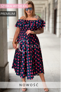 Kleid in Marineblau – Große Größen | Cavaricci.de