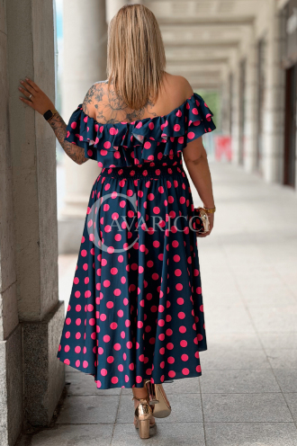 Kleid in Marineblau – Große Größen | Cavaricci.de