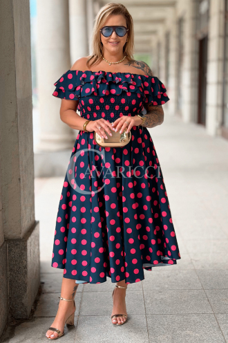 Kleid in Marineblau – Große Größen | Cavaricci.de
