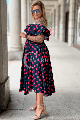 Kleid in Marineblau – Große Größen | Cavaricci.de