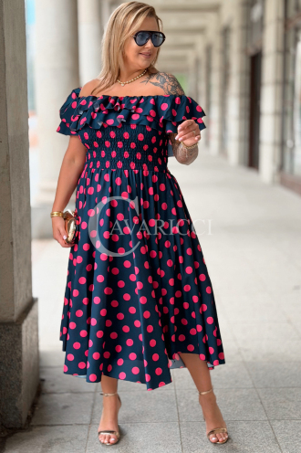 Kleid in Marineblau – Große Größen | Cavaricci.de