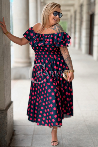 Kleid in Marineblau – Große Größen | Cavaricci.de