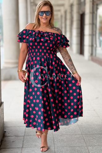 Kleid in Marineblau – Große Größen | Cavaricci.de