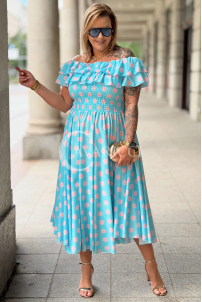 Kleid in Hellblau – Große Größen | Cavaricci.de