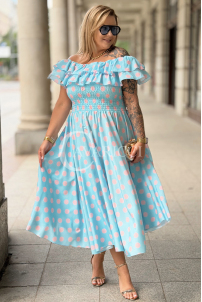 Kleid in Hellblau – Große Größen | Cavaricci.de