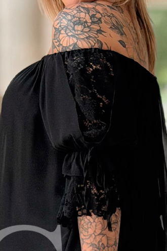 Bluse in Schwarz – Große Größen | Cavaricci.de