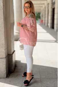 Bluse in Rosa – Große Größen | Cavaricci.de