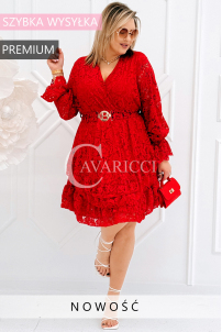 CORTI Kleid in Rot – Große Größen | Cavaricci.de