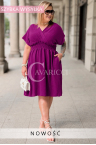 Sommer-Hit: ISANA Kleid mit Zierband und elastischem Bund Farbe Lila