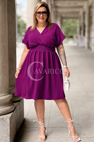 Kleid in Purpur – Große Größen | Cavaricci.de