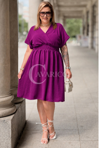Kleid in Purpur – Große Größen | Cavaricci.de