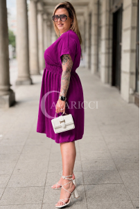 Kleid in Purpur – Große Größen | Cavaricci.de