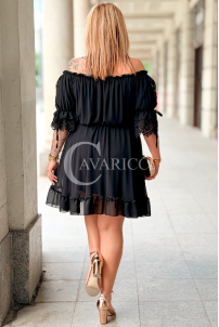 Kleid in Schwarz – Große Größen | Cavaricci.de