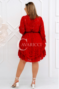 CORTI Kleid in Rot – Große Größen | Cavaricci.de