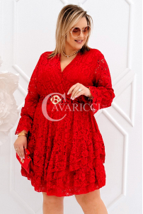 CORTI Kleid in Rot – Große Größen | Cavaricci.de