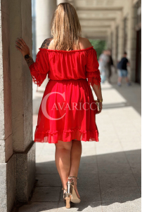 Kleid in Rot – Große Größen | Cavaricci.de