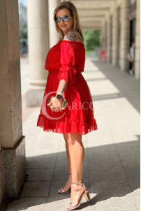 Kleid in Rot – Große Größen | Cavaricci.de