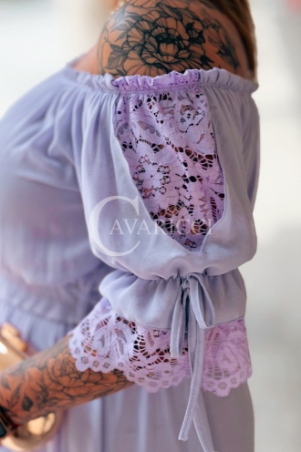Kleid in Flieder – Große Größen | Cavaricci.de