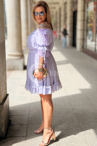 Kleid in Flieder – Große Größen | Cavaricci.de