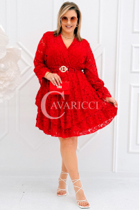 CORTI Kleid in Rot – Große Größen | Cavaricci.de