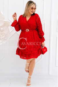 CORTI Kleid in Rot – Große Größen | Cavaricci.de