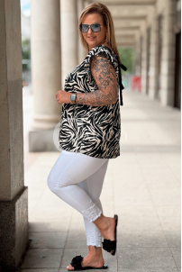 Bluse in Weiß – Große Größen | Cavaricci.de
