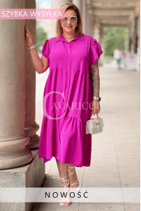 Kleid in Fuchsia – Große Größen | Cavaricci.de